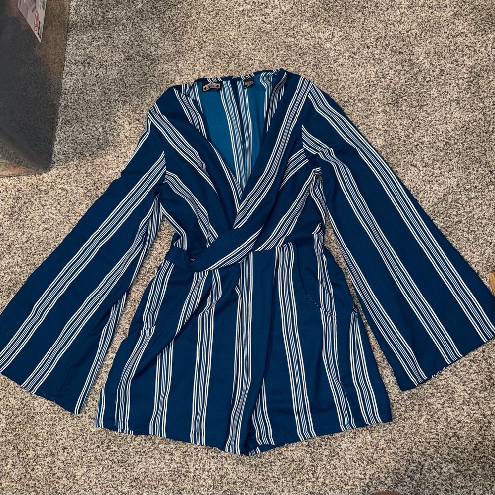 Striped romper